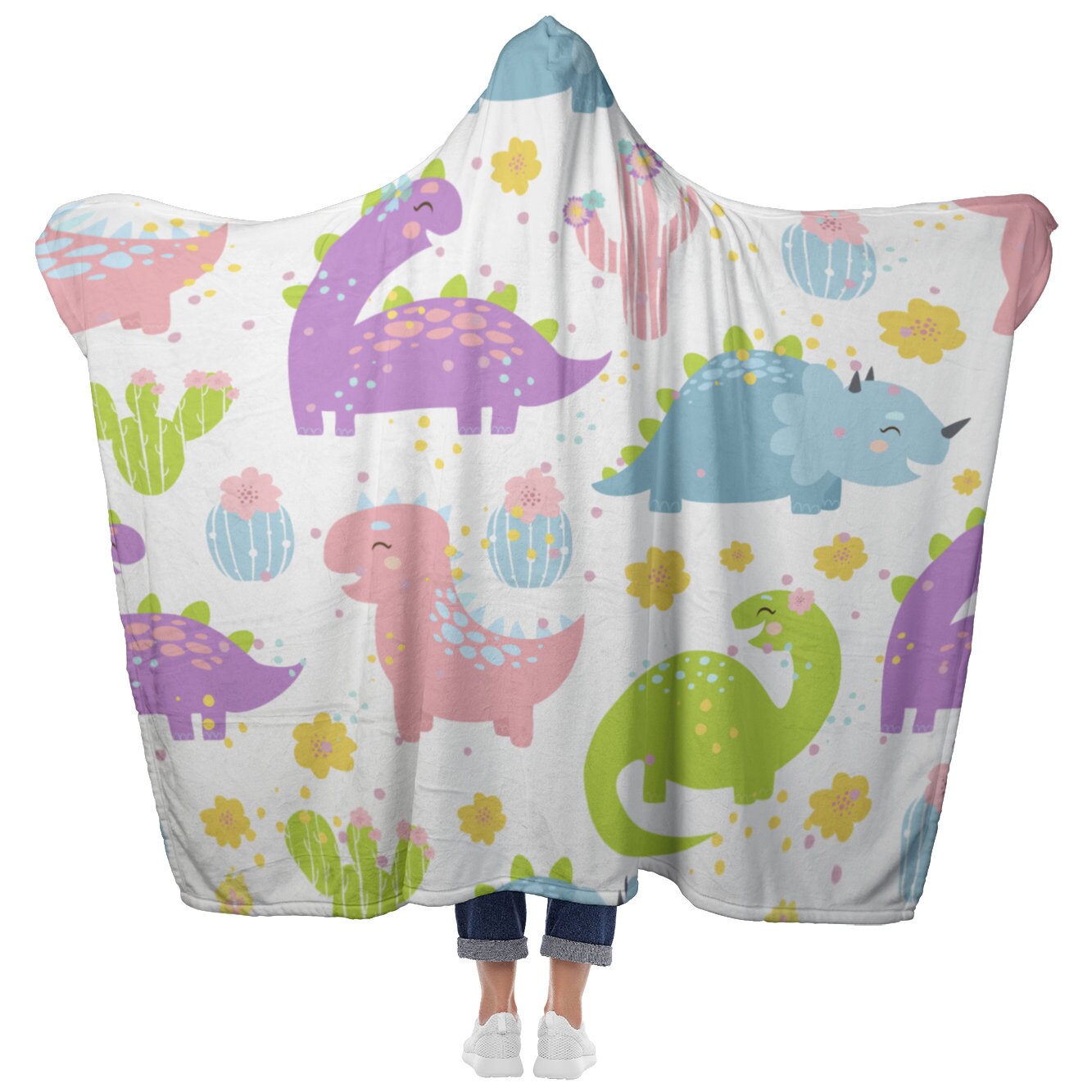 Adult Baby Dinosaurs Graphic Dino Hooded Blanket ABDL Etsy