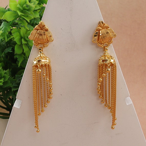 Traditional Jhumka Earring New Style Buy 22 Karat Gold Jhumka