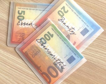 Mini Cash Envelopes Matte for Wallets | Cash Stuffing Wallet Size | Budget Envelopes Small | Budgeting Wallet Envelopes