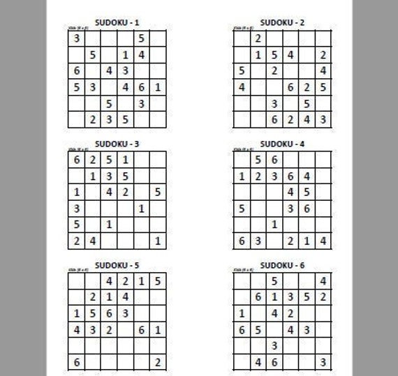 4 x 4 Sudoku for Kids: 150 Puzzles