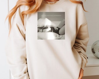 Tortured Poets Department Taylor Swift Album TPD TTPD Cozy Unisex Heavy Blend™ Crewneck Sweatshirt