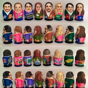 Christmas ornament/Christmas tree doll/Personalized nesting doll /Portrait dolls/Custom portrait dolls/Family nesting doll