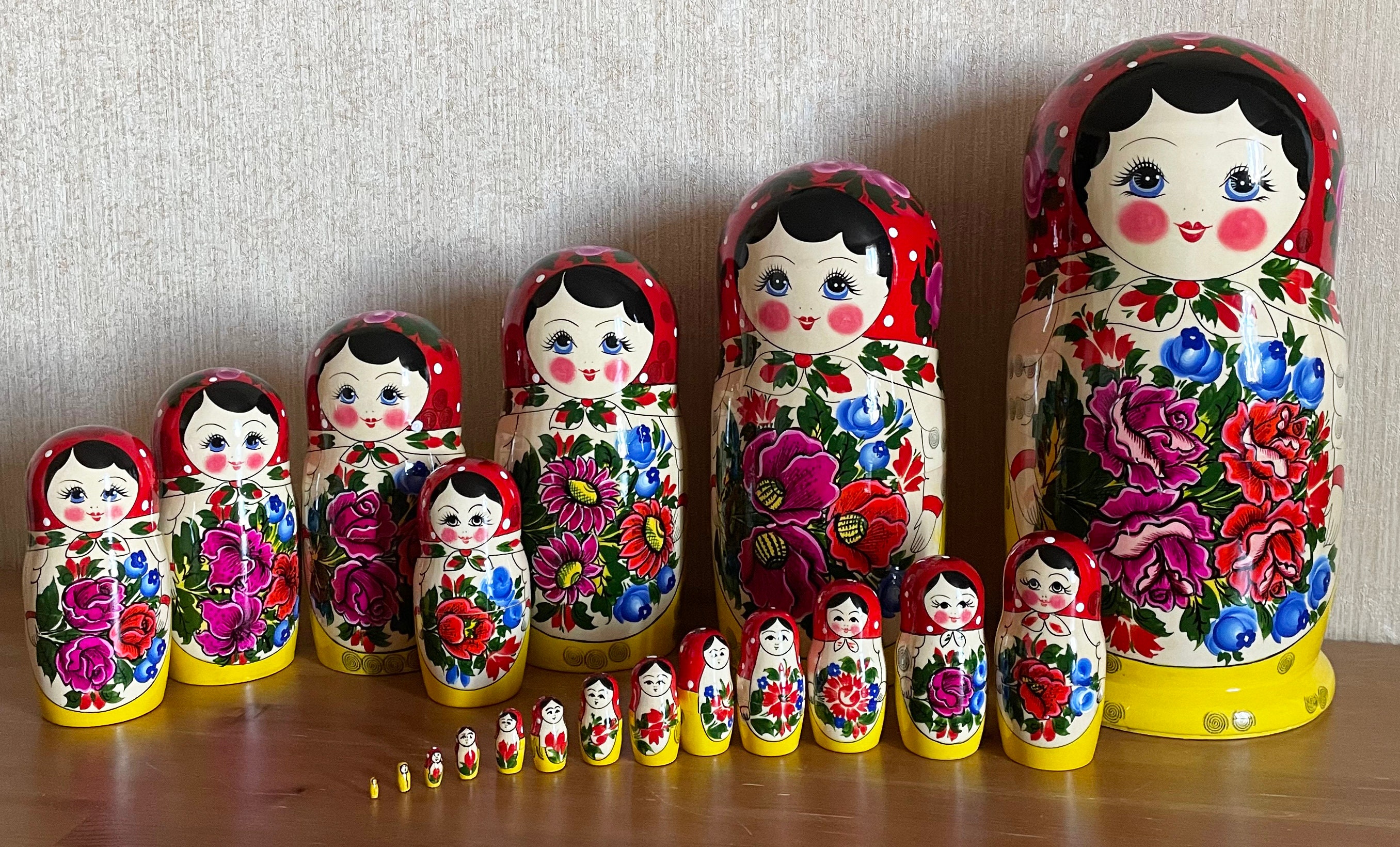 20 piece russian nesting dolls clearance