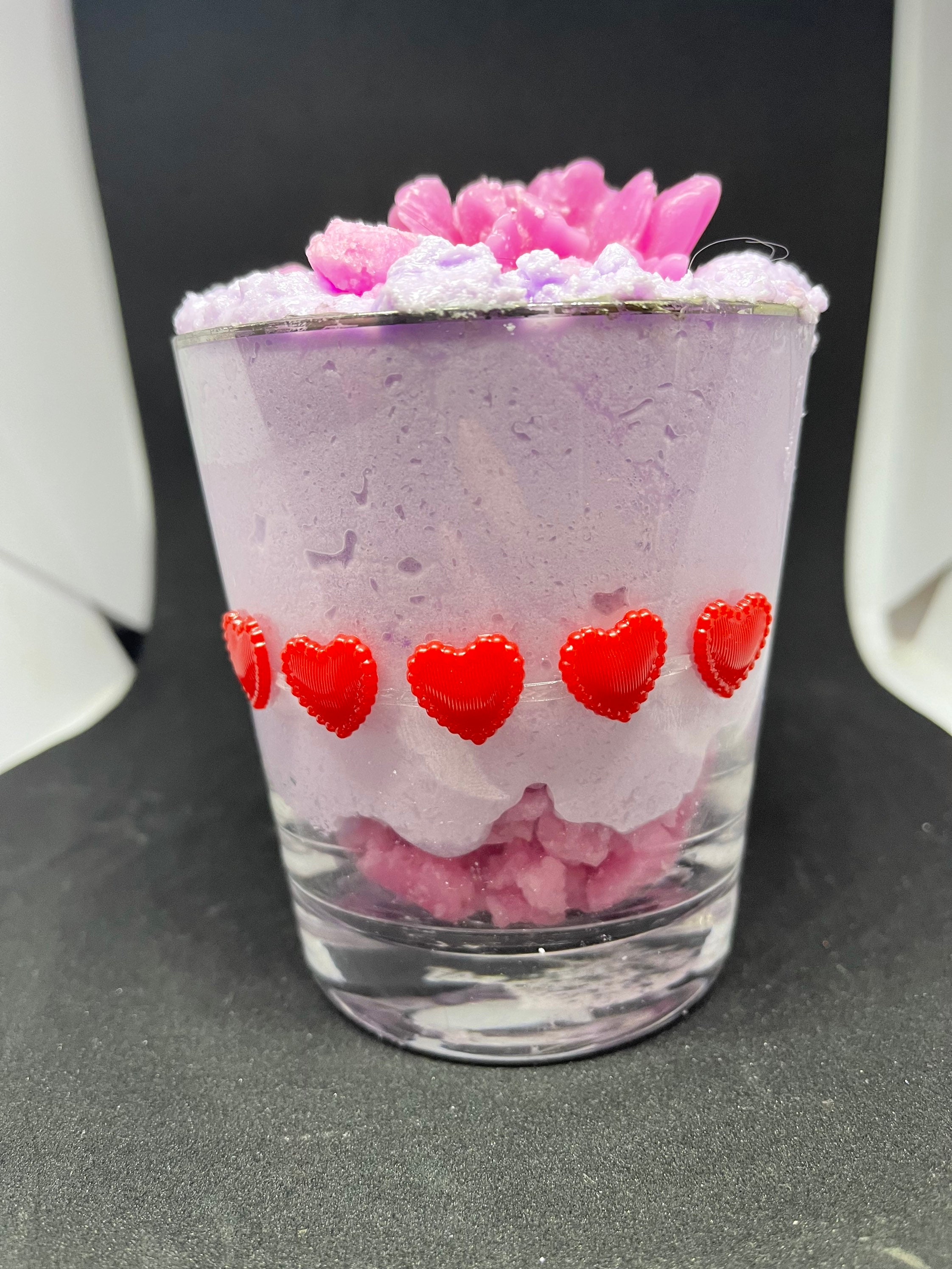 Bougie Mousse à La Mûre et Son Crumble