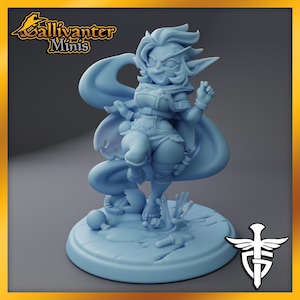 Goldie, the Goblin Alchemist | Twin Goddess Miniatures: Re-Forged Vol.2 | 28mm 32mm 35mm 40mm Resin Gaming Figurine