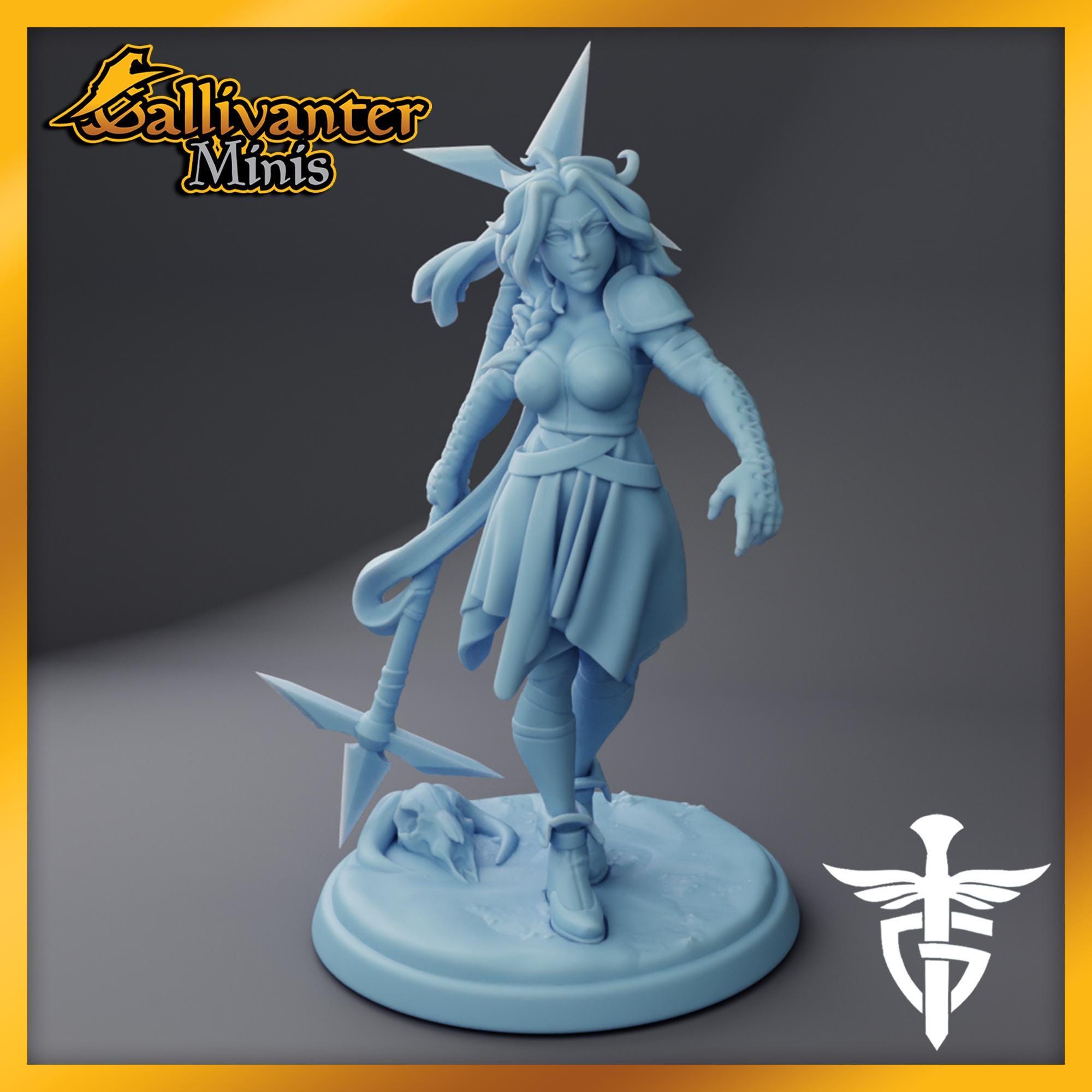 Cynes, the Half-Goliath Warrior | Twin Goddess Miniatures: November 2024 | 28mm 32mm 35mm 40mm Resin Gaming Figurine