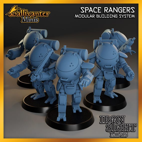 Space Ranger Minatures Space Rangers Miniatures