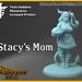Stacy's Mom, Succubus Baker | Sexy Pinup Alt | Twin Goddess Miniatures | 28mm 32mm DnD Pathfinder Resin Tabletop Mini 