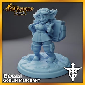 Bobbi, the Goblin Merchant | Twin Goddess Miniatures: Goblin Takeover