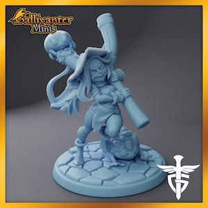 Frog Launcher, the Goblin Boss | Twin Goddess Miniatures: Send in the Goblins | 28mm 32mm 35mm 40mm Resin Gaming Figurine