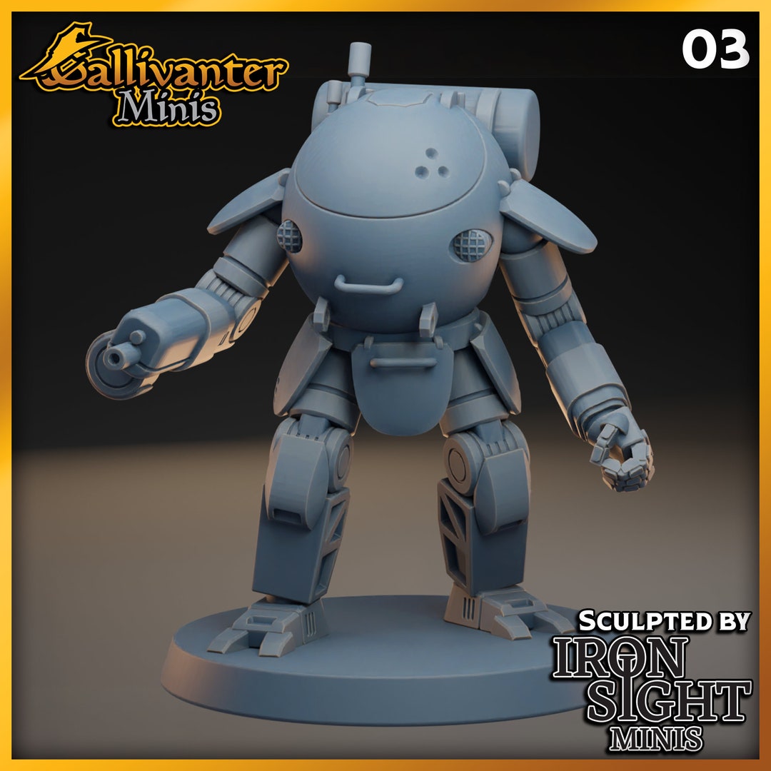 Minnie Space Ranger Space Ranger 03 Iron Sight Minis: Space Ranger Squad Alpha 28mm 32mm ...