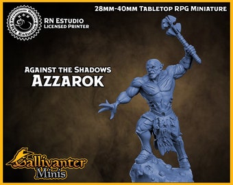 AZOG LORD OF THE RING LOTR ZOMBICIDE ROL DnD NEW!! Miniature in 32mm scale 