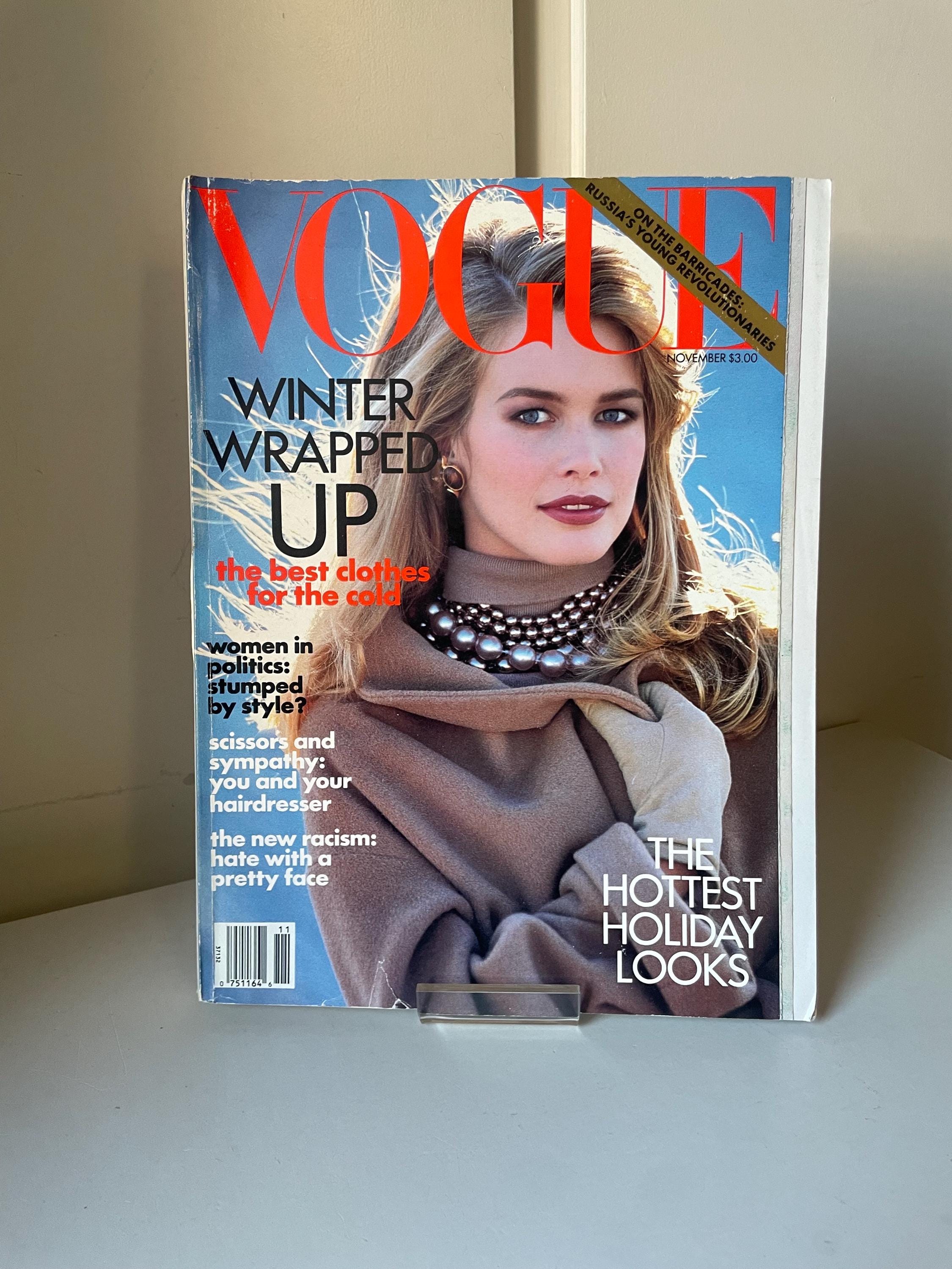 US VOGUE Magazines Vintage Various Decades 1980-1990-2000 - Etsy