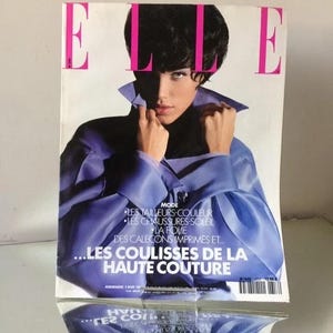 ELLE Paris  1991 ( March 4 th ) magazine VIntage