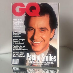 GQ  Magazine. 1992  September Issue Vintage