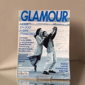 GLAMOUR Paris  1993 March  magazine Vintage French Issue