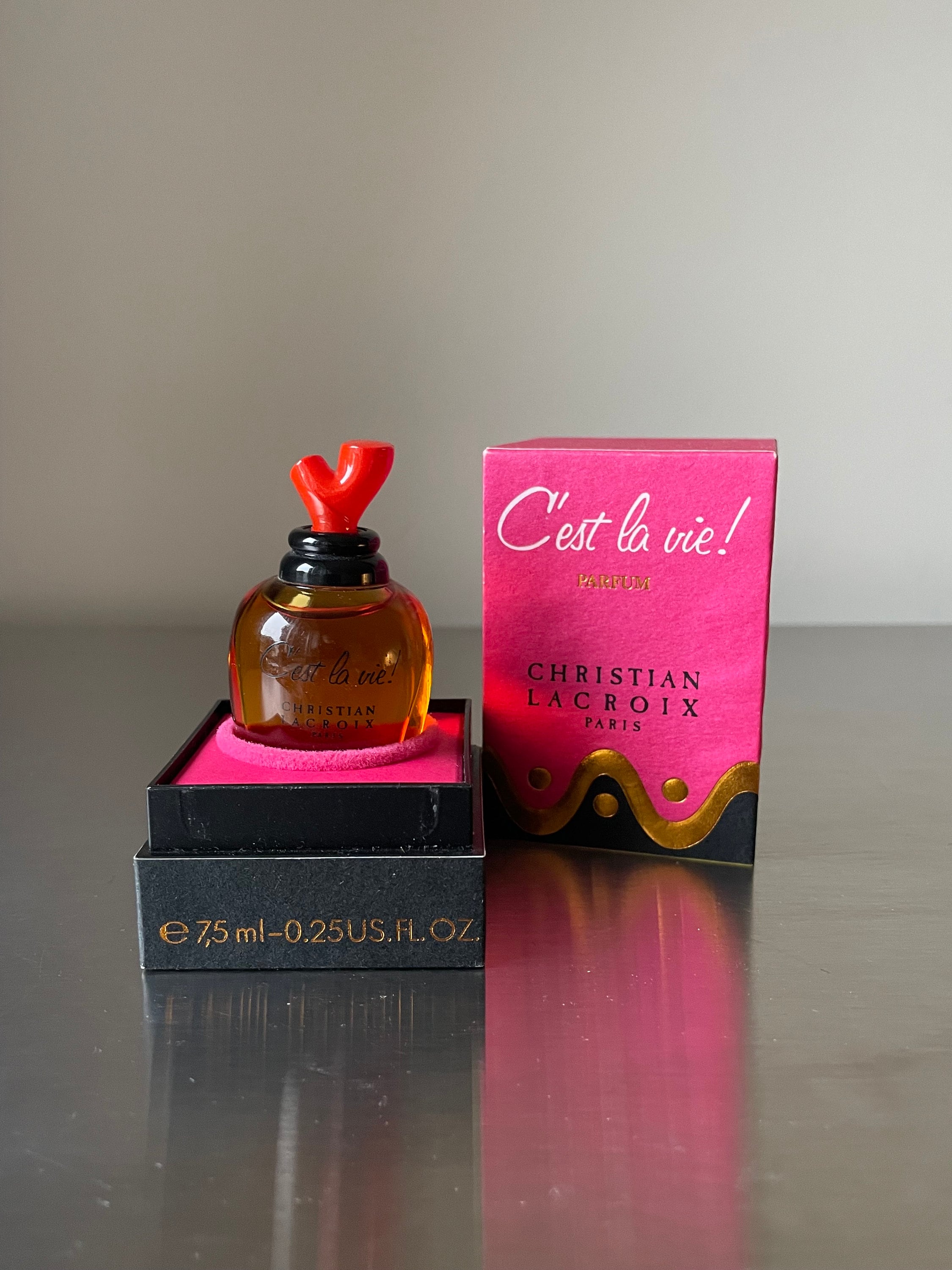 C'EST La VIE by Christian Lacroix (1990) PARFUM Extrait 7.5 Ml (1