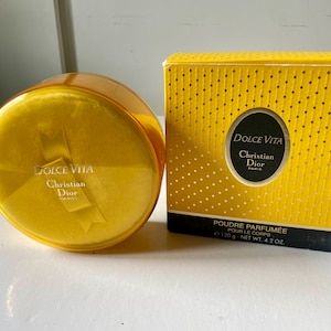 DOLCE VITA ( 1991 ) Vintage 120 gr Perfumed Body Powder never opened