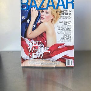 US HARPER’S Bazaar 2001 February magazine Vintage