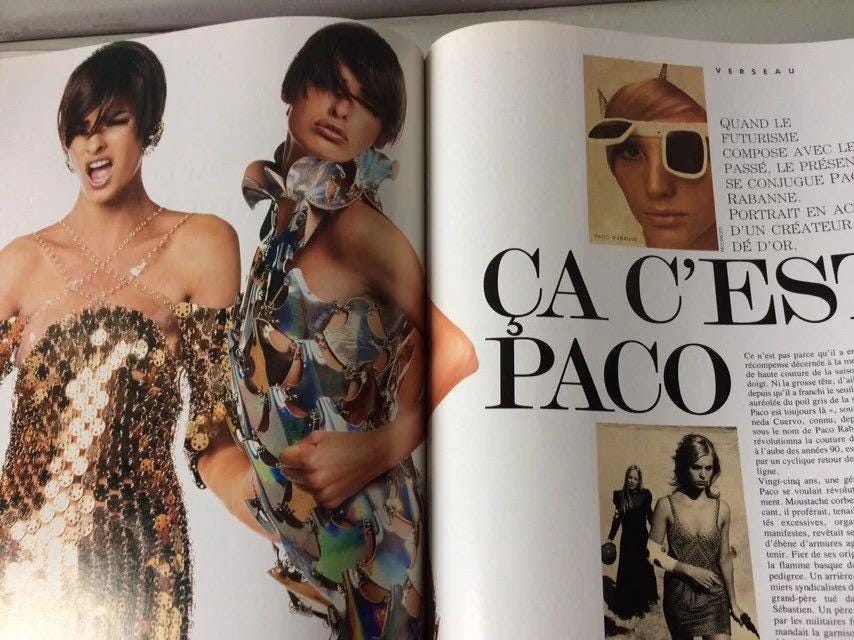 GLAMOUR Paris 1990 May Magazine Vintage French Issue - Etsy