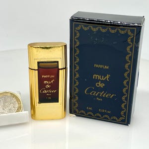 MUST de Cartier ( 1981 )  Pure Parfum Extrait 4 ML 0.13 Fl.OZ