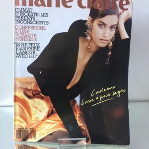 MARIE CLAIRE France 1990 December magazine Vintage