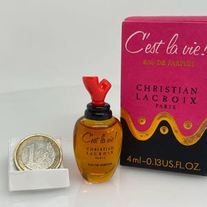 C&#39;est La Vie by Christian Lacroix ( 1990 ) Eau de Parfum 4 ml  MINIATURE (0.13 Fl.oz)
