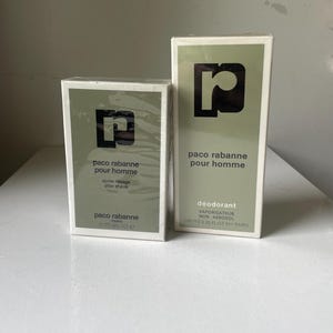 PACO RABANNE Pour Homme 100 ml vintage Boîtes scellées jamais ouvertes