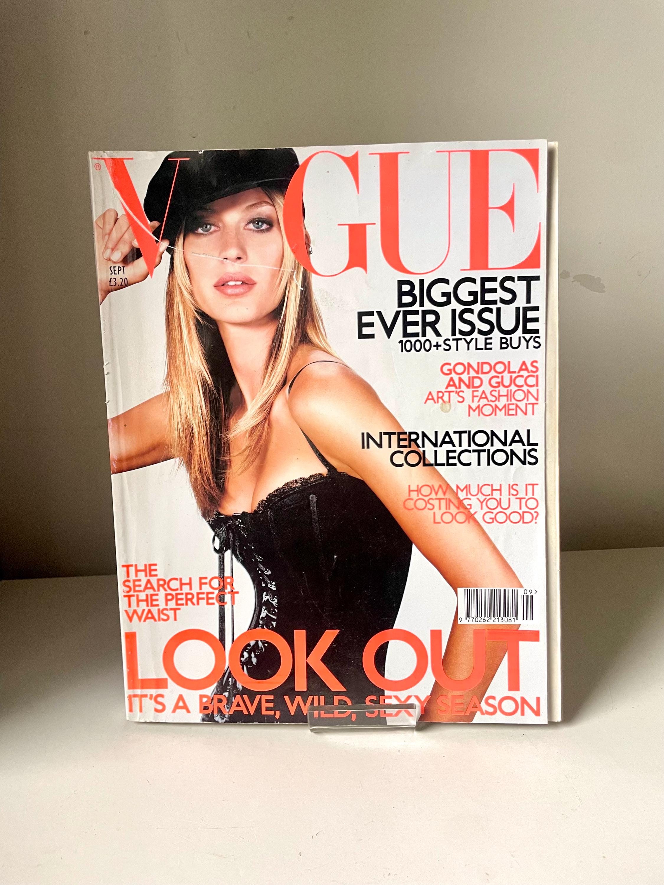UK VOGUE Magazines 2000's Vintage British Vogue - Etsy Singapore
