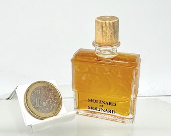 MOLINARD by Molinard Lalique bottle ,7.5 ml Miniature vintage (1/4 Fl.oz)