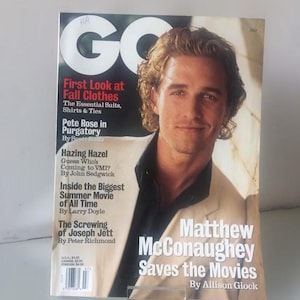 GQ  Magazine. 1997 July Issue Vintage