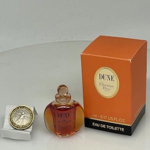 DUNE (1991) Vintage  Eau de Toilette 5 ml MINIATURE ( 0.17 Fl.oz )