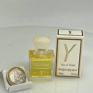 Y ( 1964 ) Eau de Toilette First Edition Vintage 7.5 ml discontinued original formula Miniature