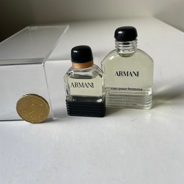 Eau Homme by Giorgio Armani 1992 Discontinued Vintage MINIATURE