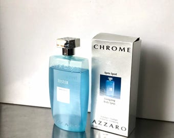 Azzaro Chrome 200ml アトマイザー付き Amazon.com: Azzaro Chrome Eau de Toilette - Fresh Aquatic