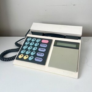 Vintage  Bang & Olufsen - BEOCOM 2000 corded analogue phone  multicolor  Danish Design