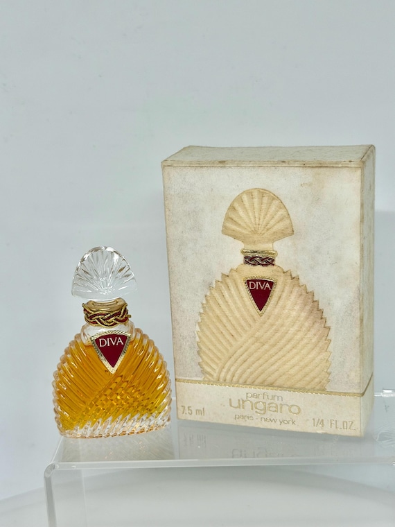 DIVA by Emanuel Ungaro (1983) Vintage PARFUM Extrait 7.5 Ml (1/4 Fl.oz)