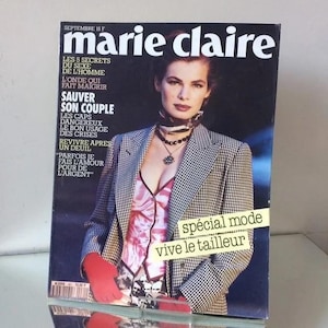 MARIE CLAIRE France 1992 September magazine vintage