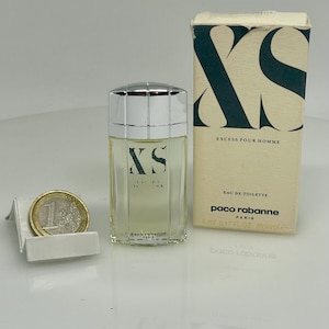 XS for Men ( 1994 ) marki Paco Rabanne Woda toaletowa Vintage, pierwsze wydanie MINIATURA 5 ml (0,17 Fl.oz)