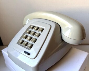 Vintage Grey Analog Danish design Telephone