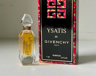 YSATIS de Givenchy (1984) Perfume Extrait 7,5 ml frasco de cristal