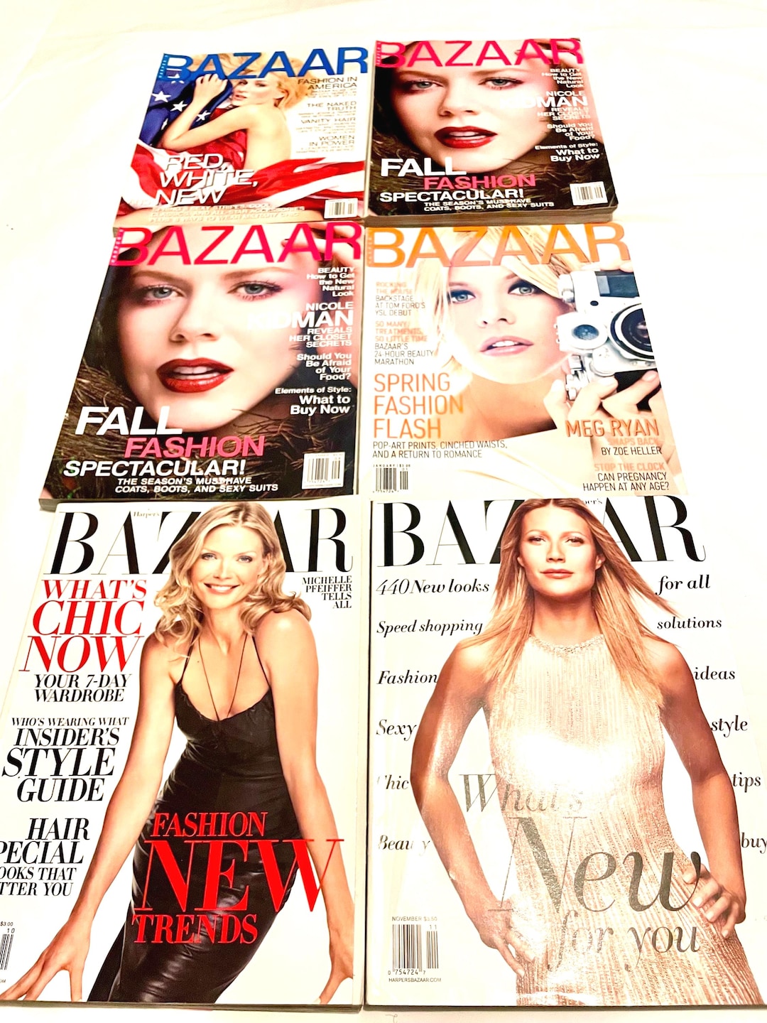 US HARPER’S Bazaar Years 2000-2001 Magazines Vintage - Etsy