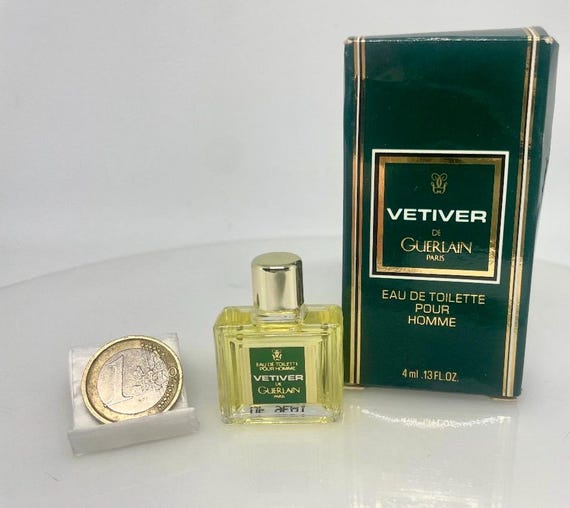 VETIVER by Guerlain Eau De Toilette Vintage MINIATURE (4 Ml/0.13