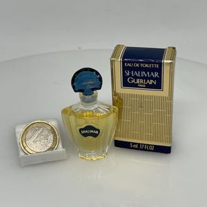 SHALIMAR by Guerlain   1980’s version vintage MINIATURE 5 ml (0.17 Fl.oz)