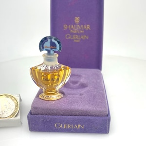 SHALIMAR by Guerlain  Pure PARFUM vintage MINIATURE 2 ml (0.06 Fl.oz)