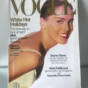 US VOGUE magazine Dec 1993 Vintage