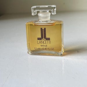 LANCETTI ( 1976 ) Parfum Extrait  12 ml  vintage discontinued