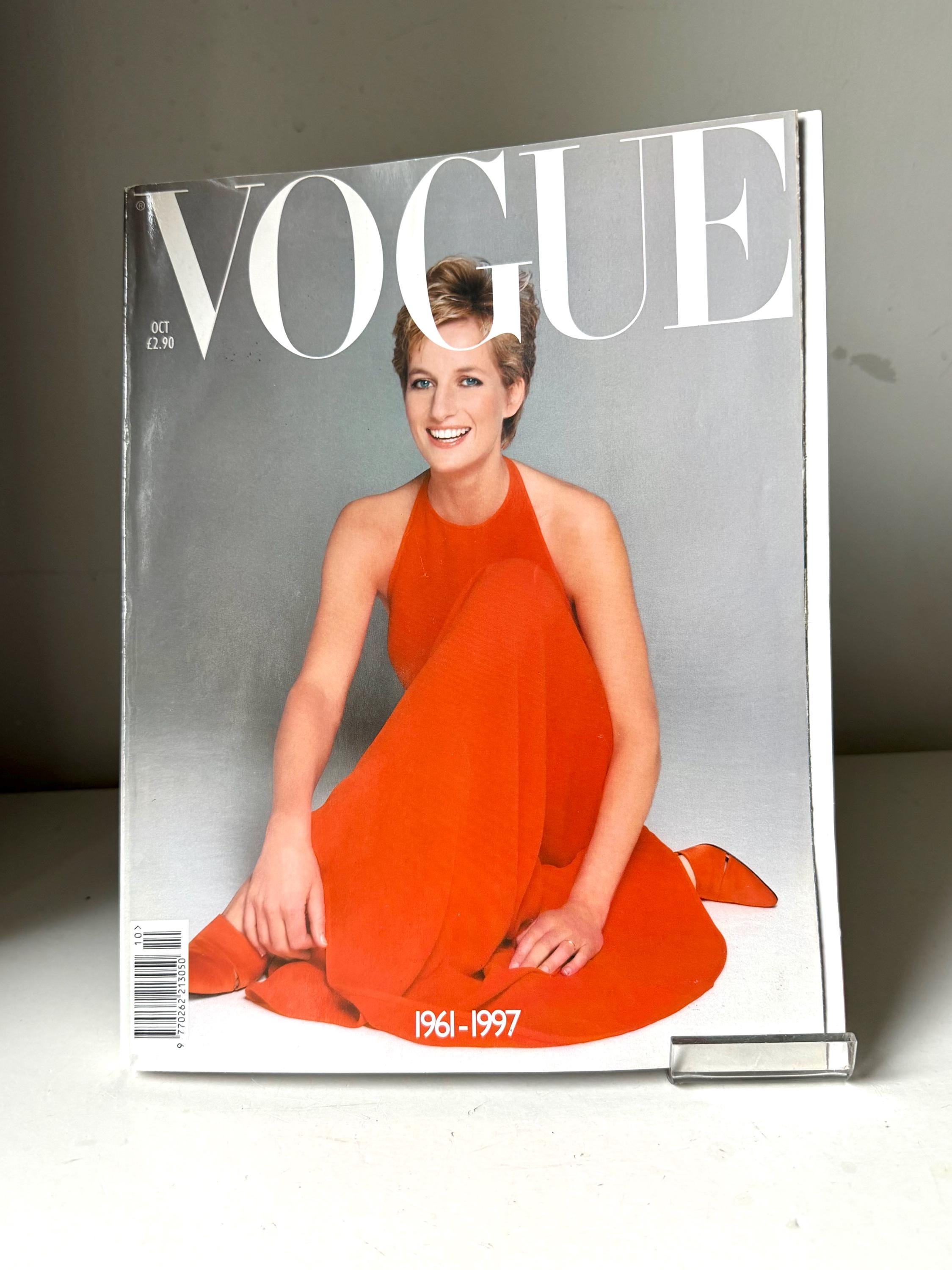 UK VOGUE Magazines 1990's Vintage British Vogue - Etsy
