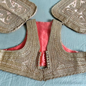 Semi-Antique Ottoman Turkish Womens Waistcoat with detachable sleeves
