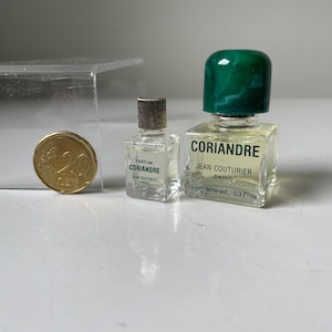 Coriandre by Jean Couturier 1973 Vintage MINIATURES Parfum & Eau de toilette